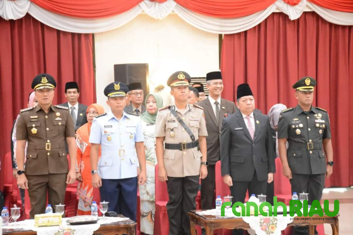 Kepala Staff Korem 031/WB hadiri Pelantikan dan Pengambilan sumpah Pejabat Sekda Provinsi Riau
